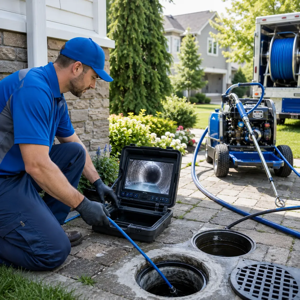Outdoor drain cleaning professionals serving Valley Farms, AZ